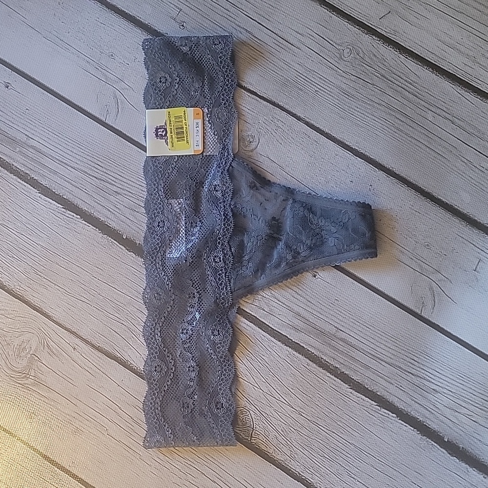 NWT b.tempt'd small thongs blue